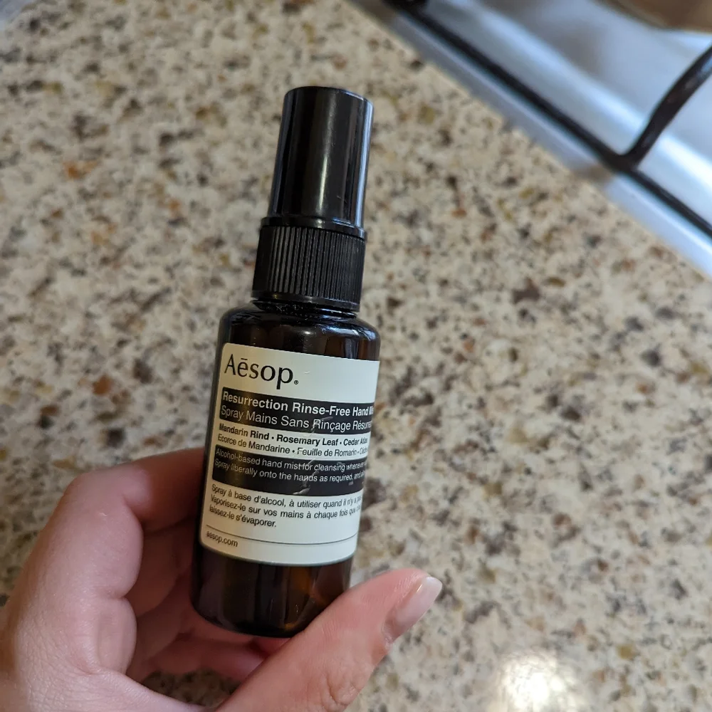 Empty Aesop Rinse Free Hand Mist Spray Bottle